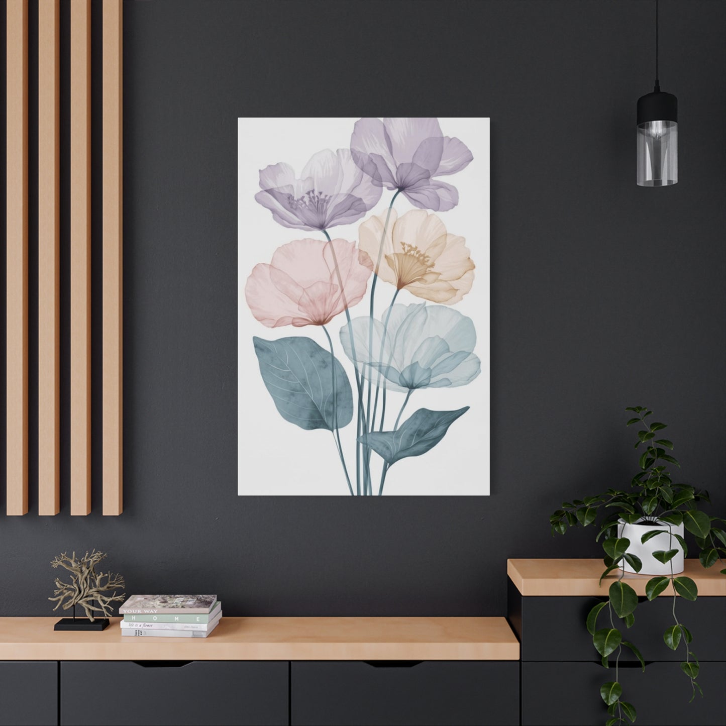 Colorful Flower Petals Painting Wall Art & Canvas Prints