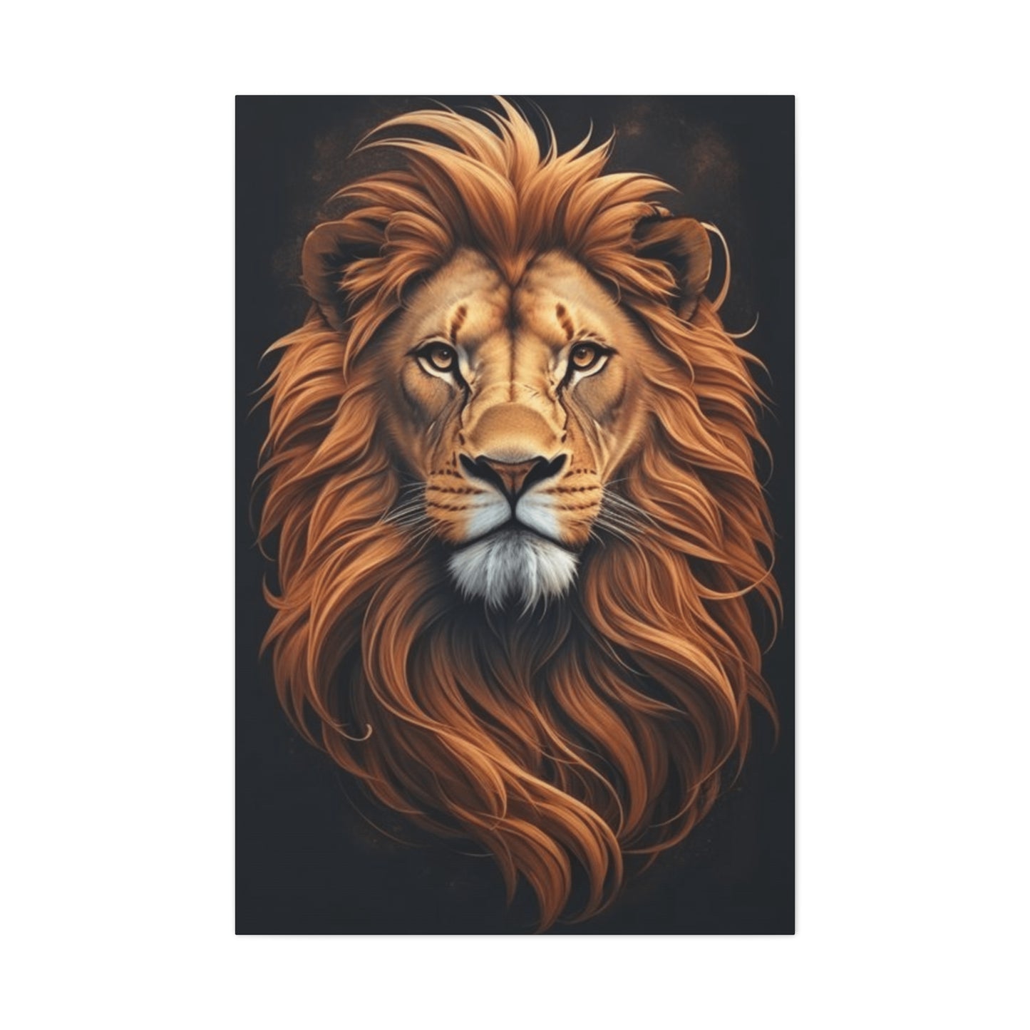 Wild Lion Abstract Portrait Wall Art & Canvas Prints