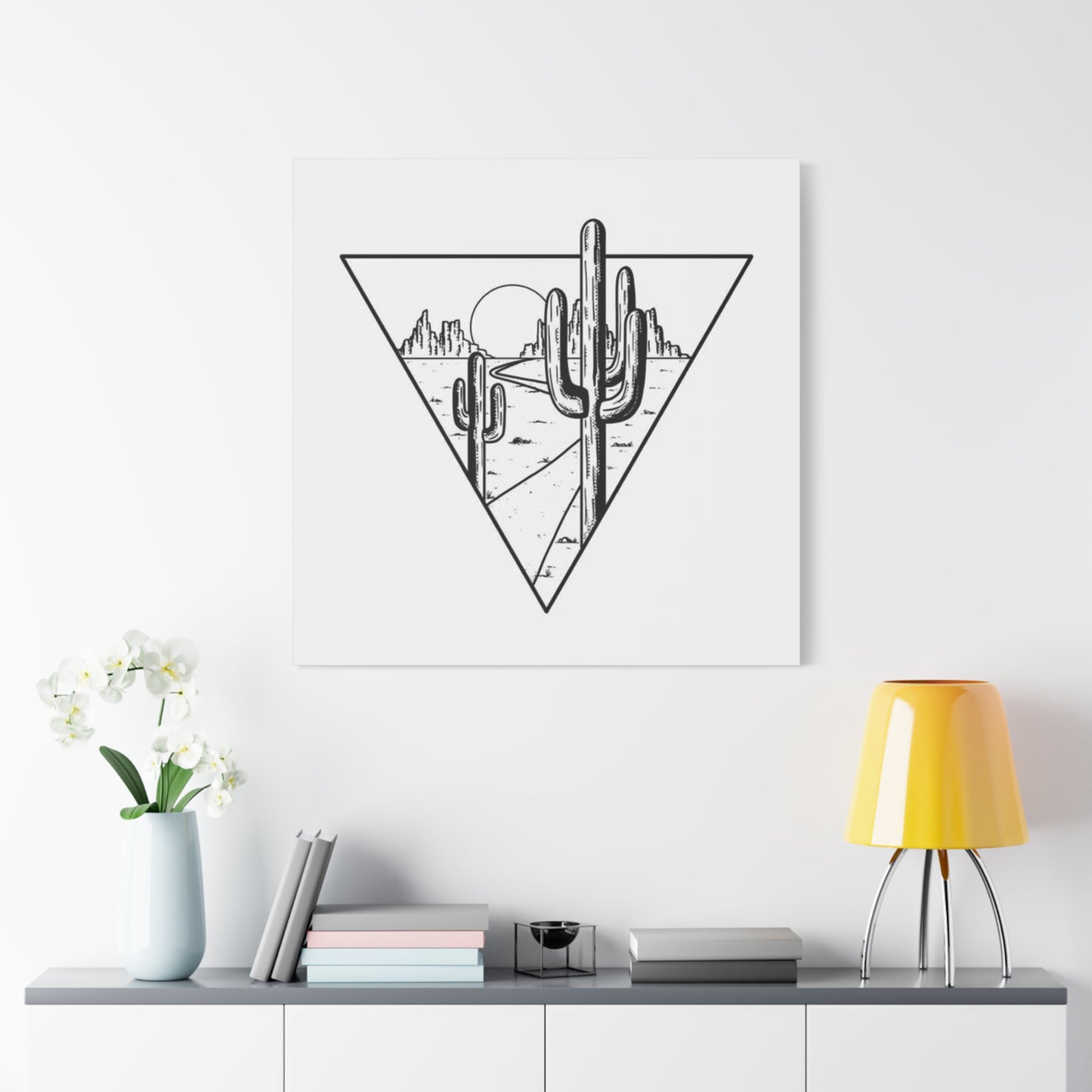 Texas Landscape Drawing Wall Art & Canvas Prints