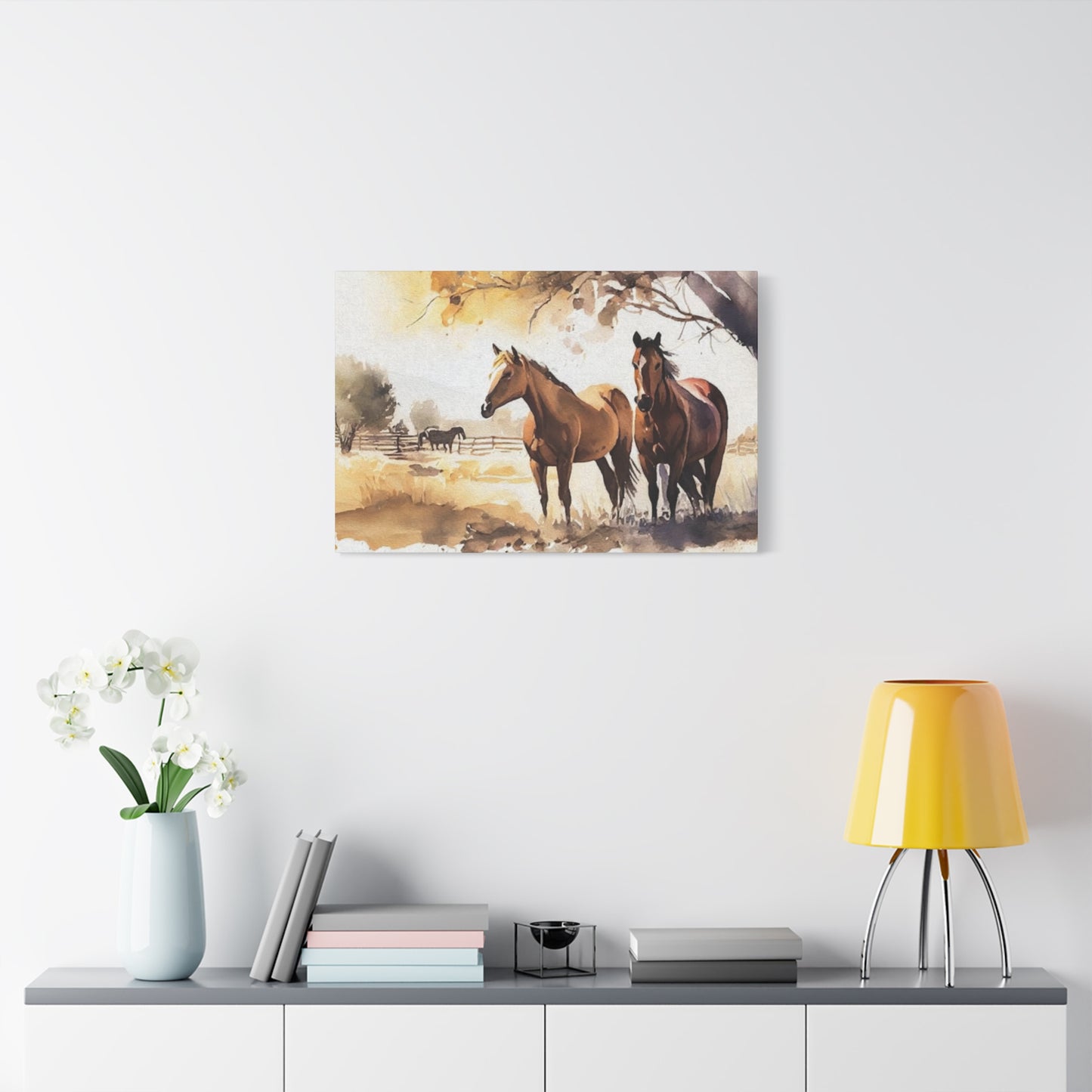 Horse in Stable Wall Art & Canvas Prints