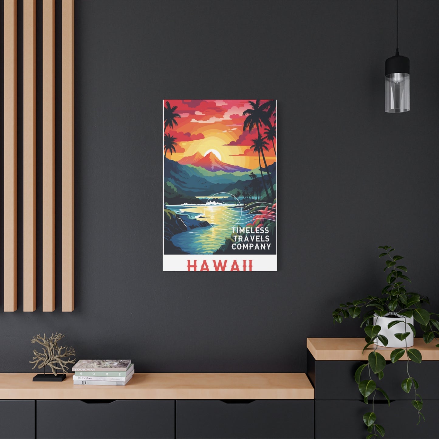 Hawaii Sunset Poster Wall Art & Canvas Prints
