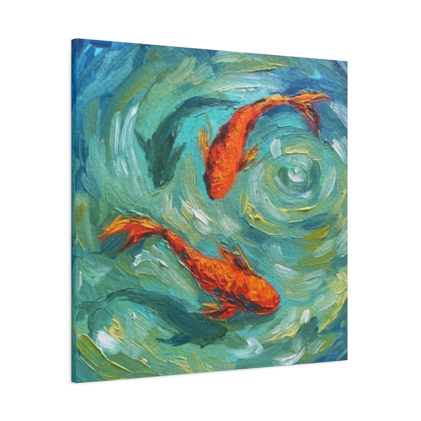 Two Koi Fishes Wall Art & Canvas Prints