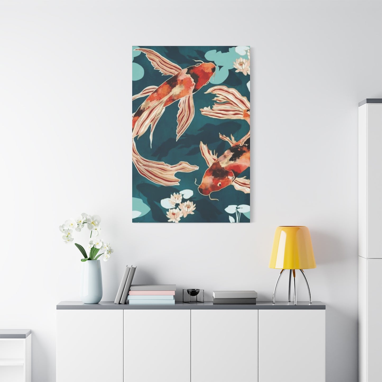 Koi Fish Painting Wall Art & Canvas Prints