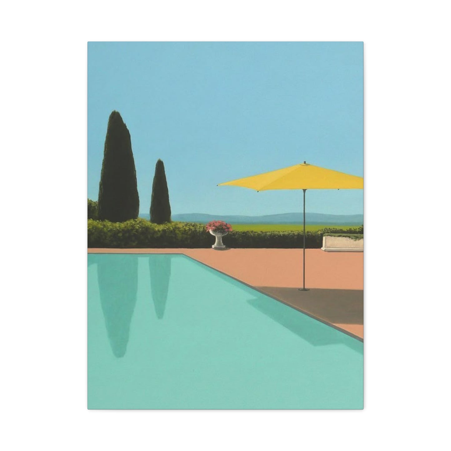 Swimming Pool In Hotel Wall Art & Canvas Prints