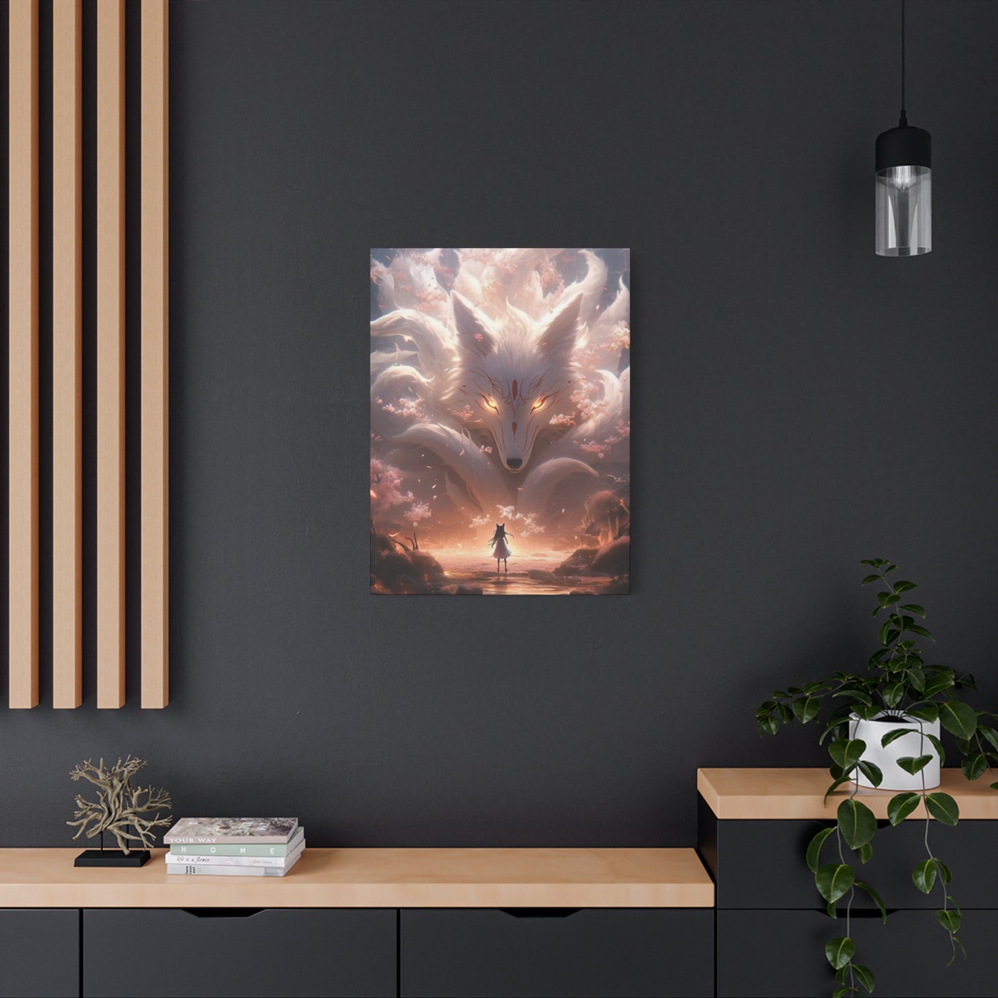 White Fox Queen Wall Art & Canvas Prints