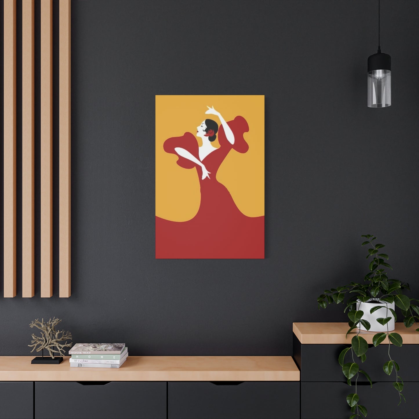 Abstract Spain Traditional Dance Wall Art & Canvas Prints