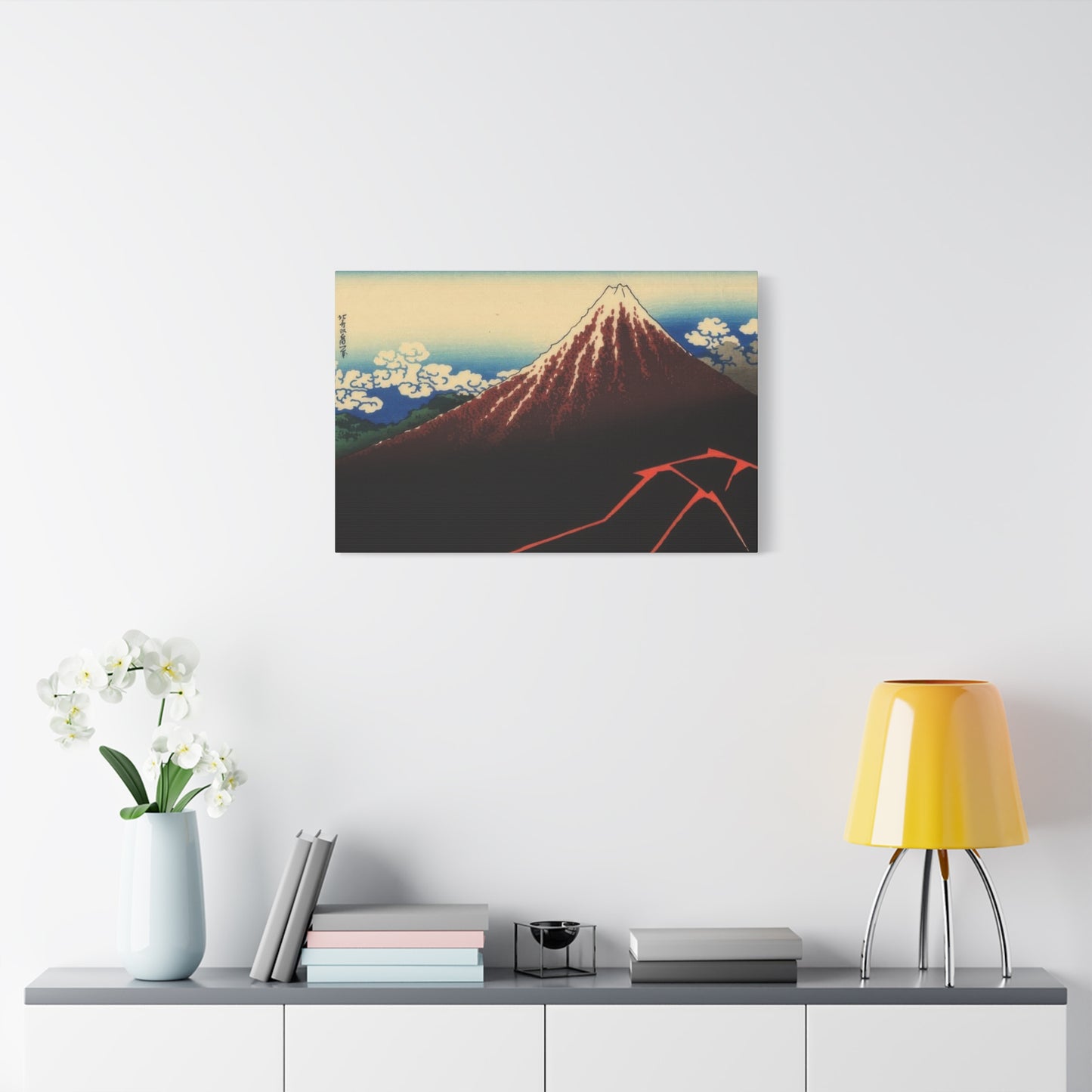 Katsushika Hokusai Shower Below The Summit Wall Art & Canvas Prints