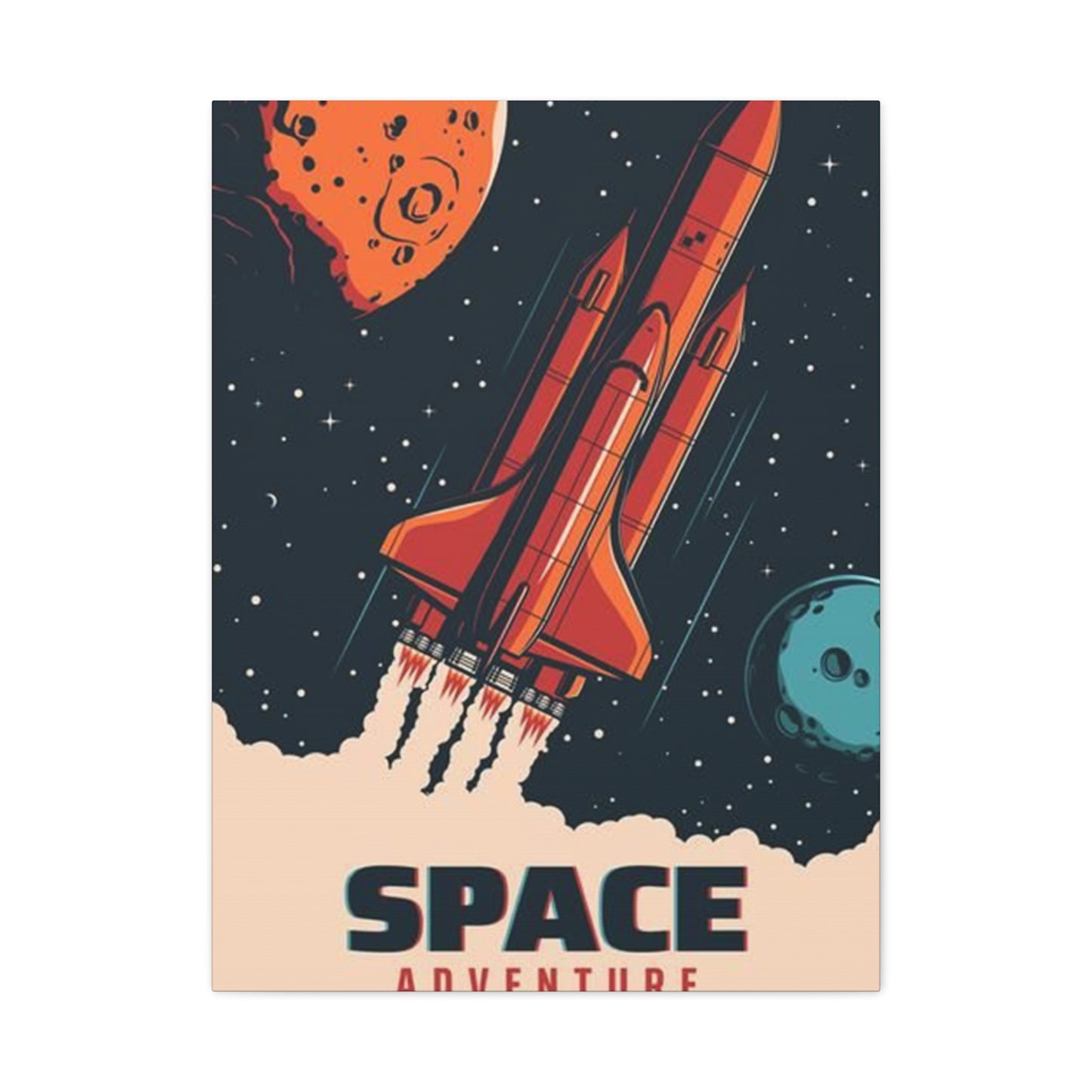 Space Adventure Poster Wall Art & Canvas Prints