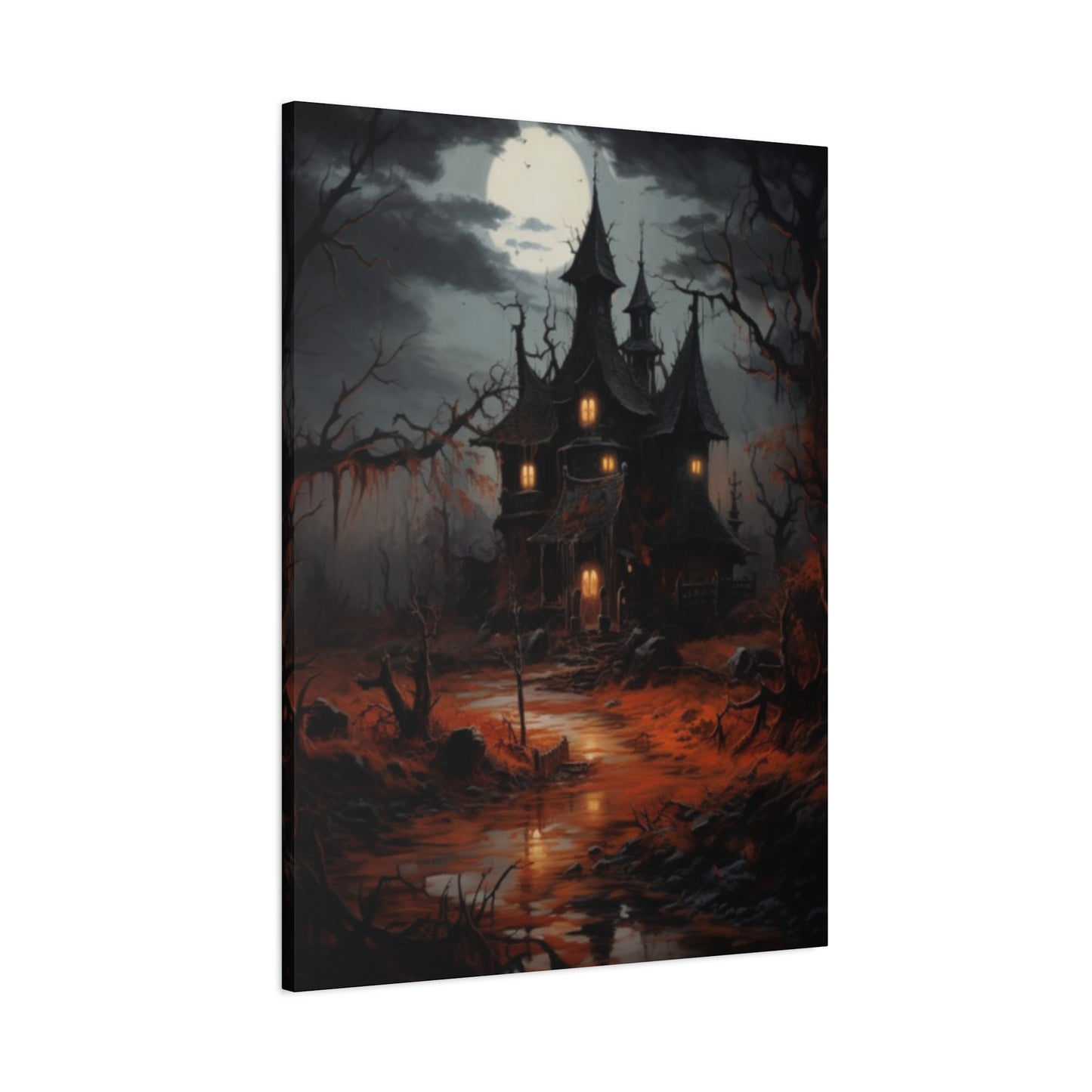 Halloween Home Painting Wall Art & Canvas Prints