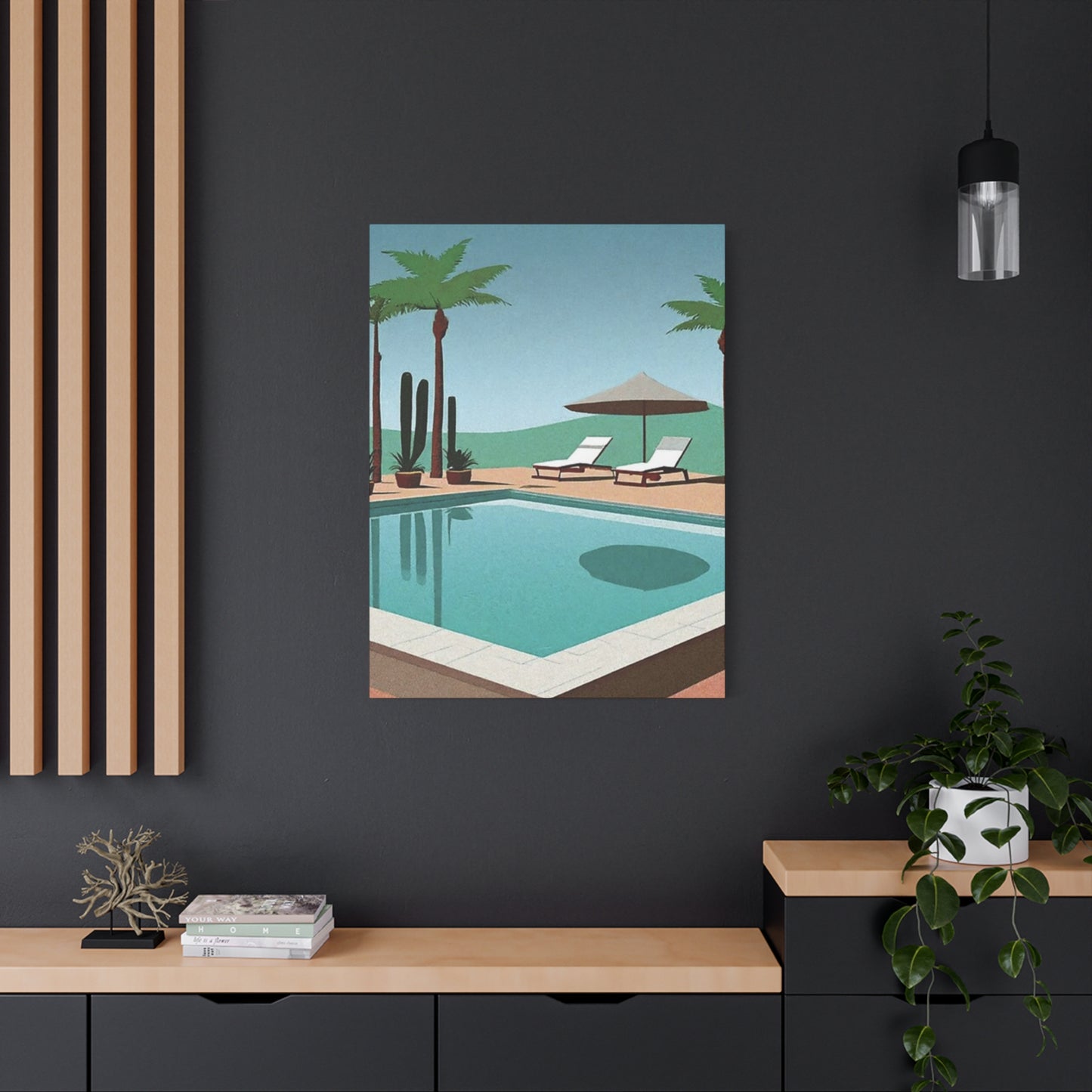 Swimming Pool In Resort Wall Art & Canvas Prints