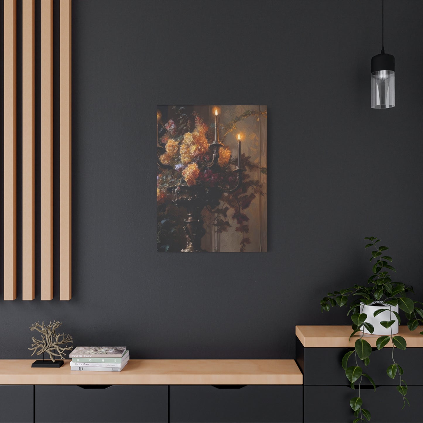 Candleabra Dark Wall Art & Canvas Prints