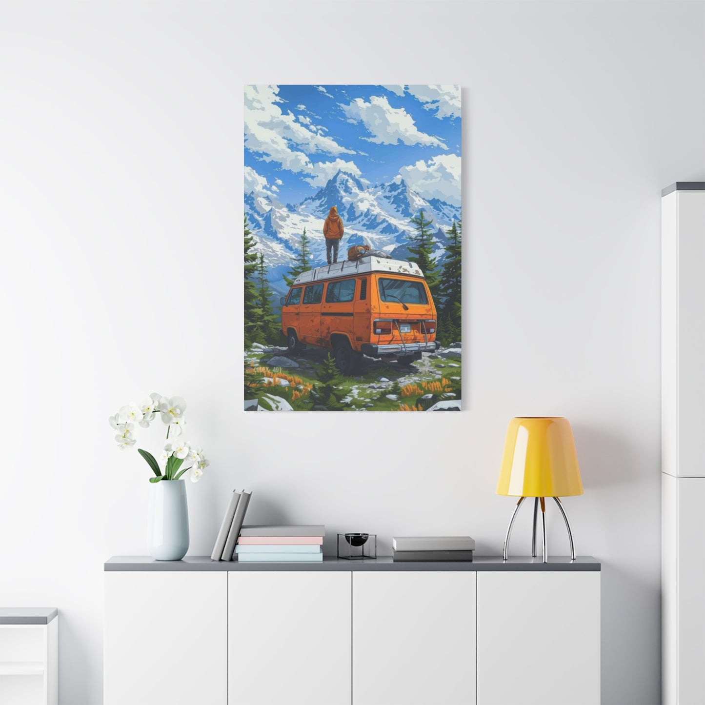 Yellow Van Wall Art & Canvas Prints