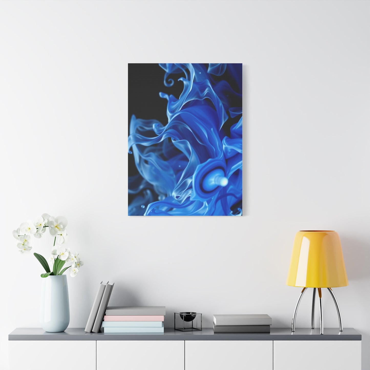 Collection Black, White & Blue Art Wall Art & Canvas Print