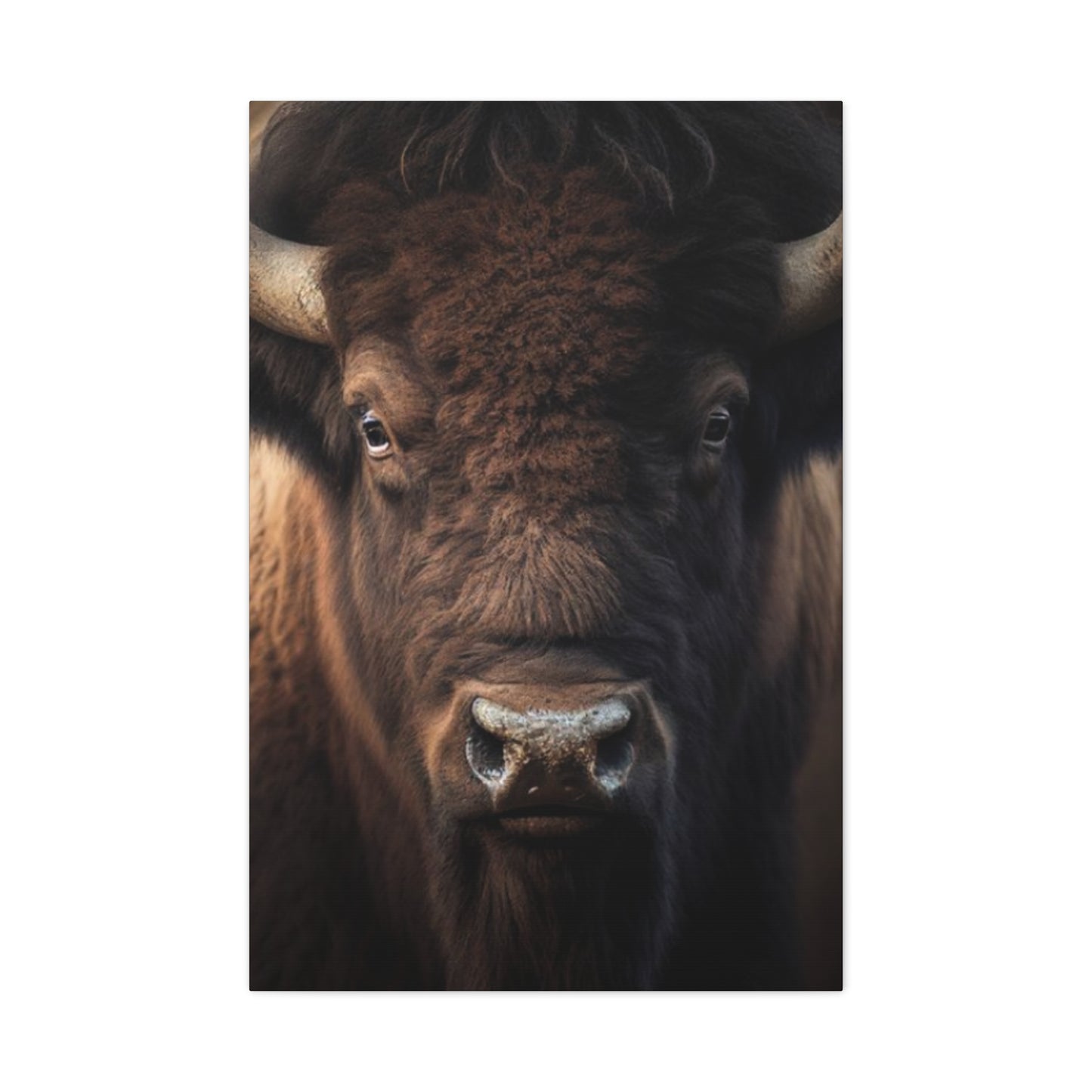 Bison Staring Wall Art & Canvas Prints