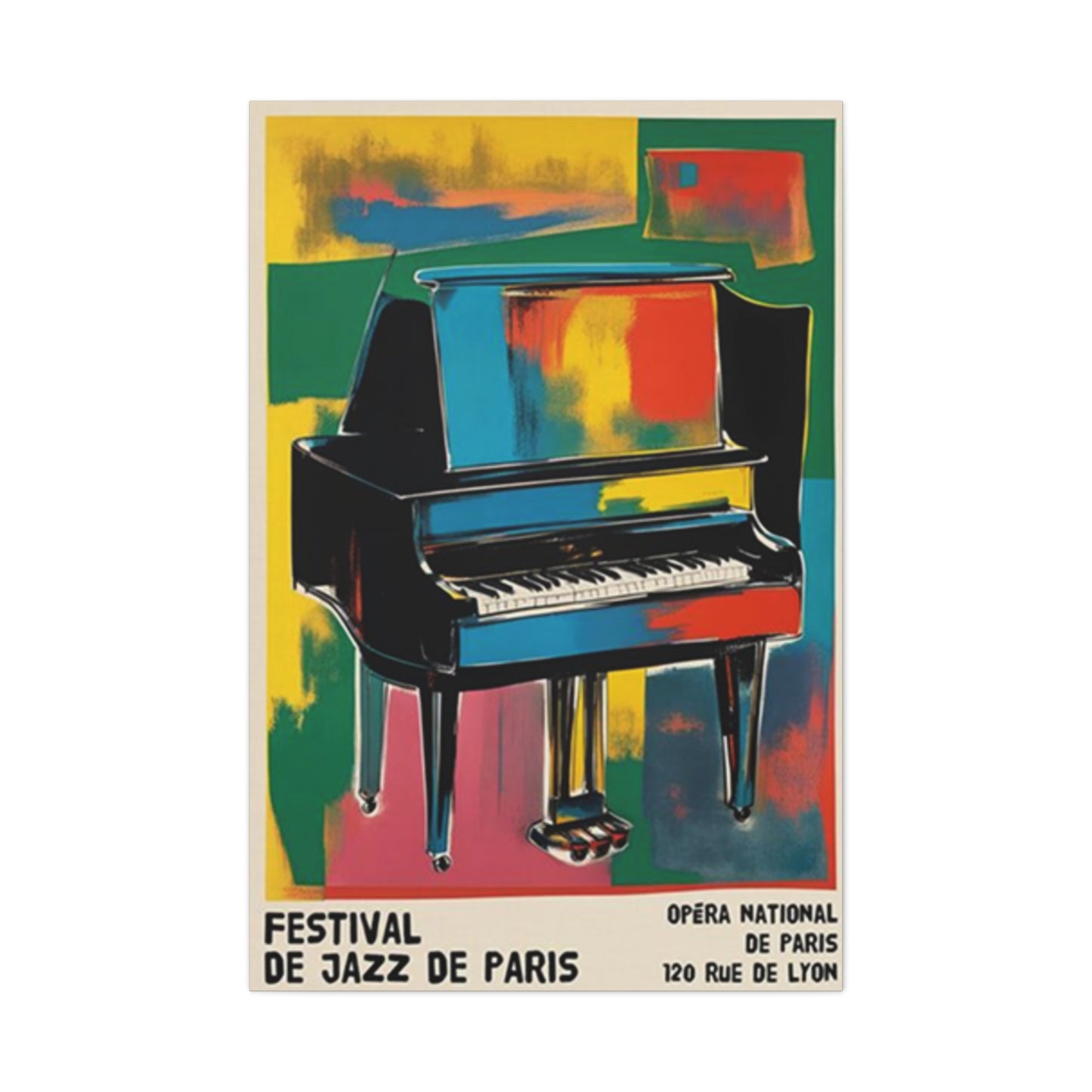 Festival De Jazz De Paris Wall Art & Canvas Prints