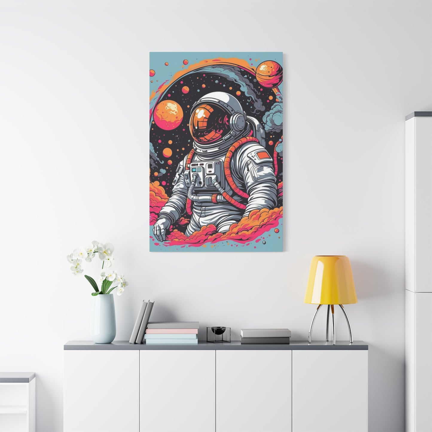 Abstract Astronaut Poster Wall Art & Canvas Prints
