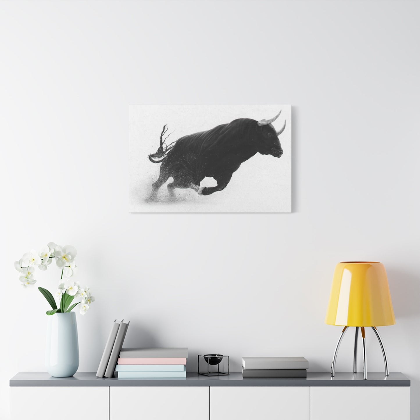 Black Bull Wall Art & Canvas Prints