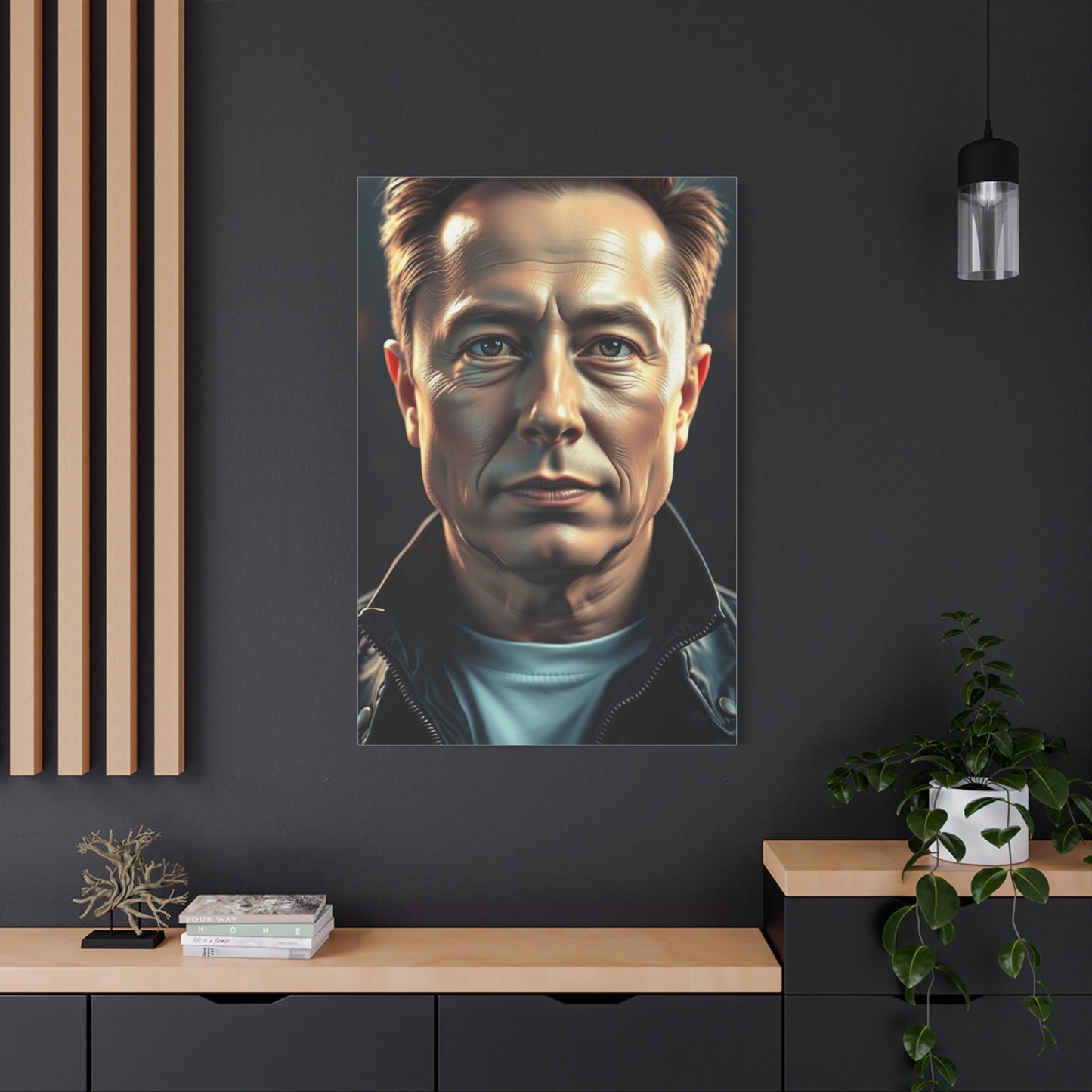 Elon Musk Art Supreme Canvas Wall Art & Canvas Print