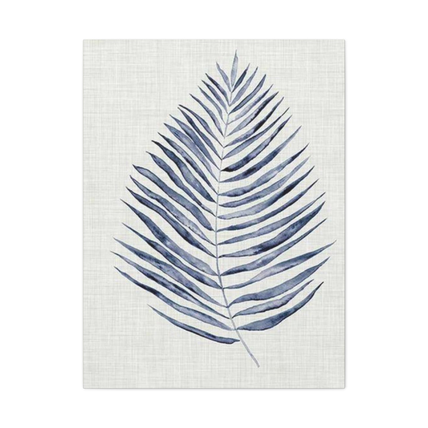 Blue Leaf Entryway Wall Art & Canvas Prints