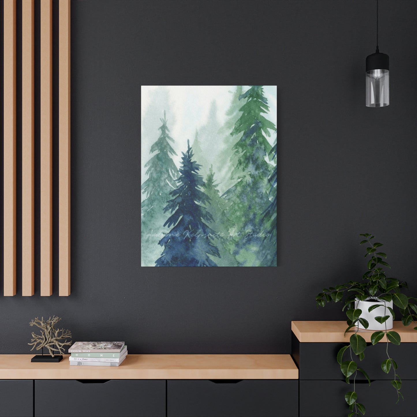 Long Pine Trees Wall Art & Canvas Prints