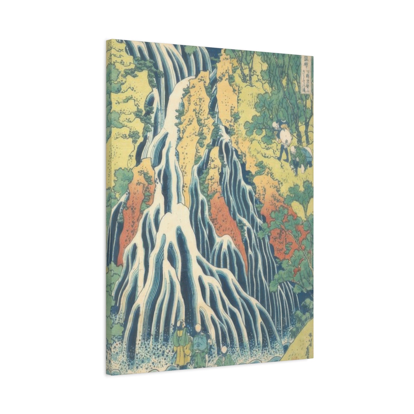 Katsushika Hokusai Kirifuri Waterfall At Mount Kurokami In Shimotsuke Province Wall Art & Canvas Prints