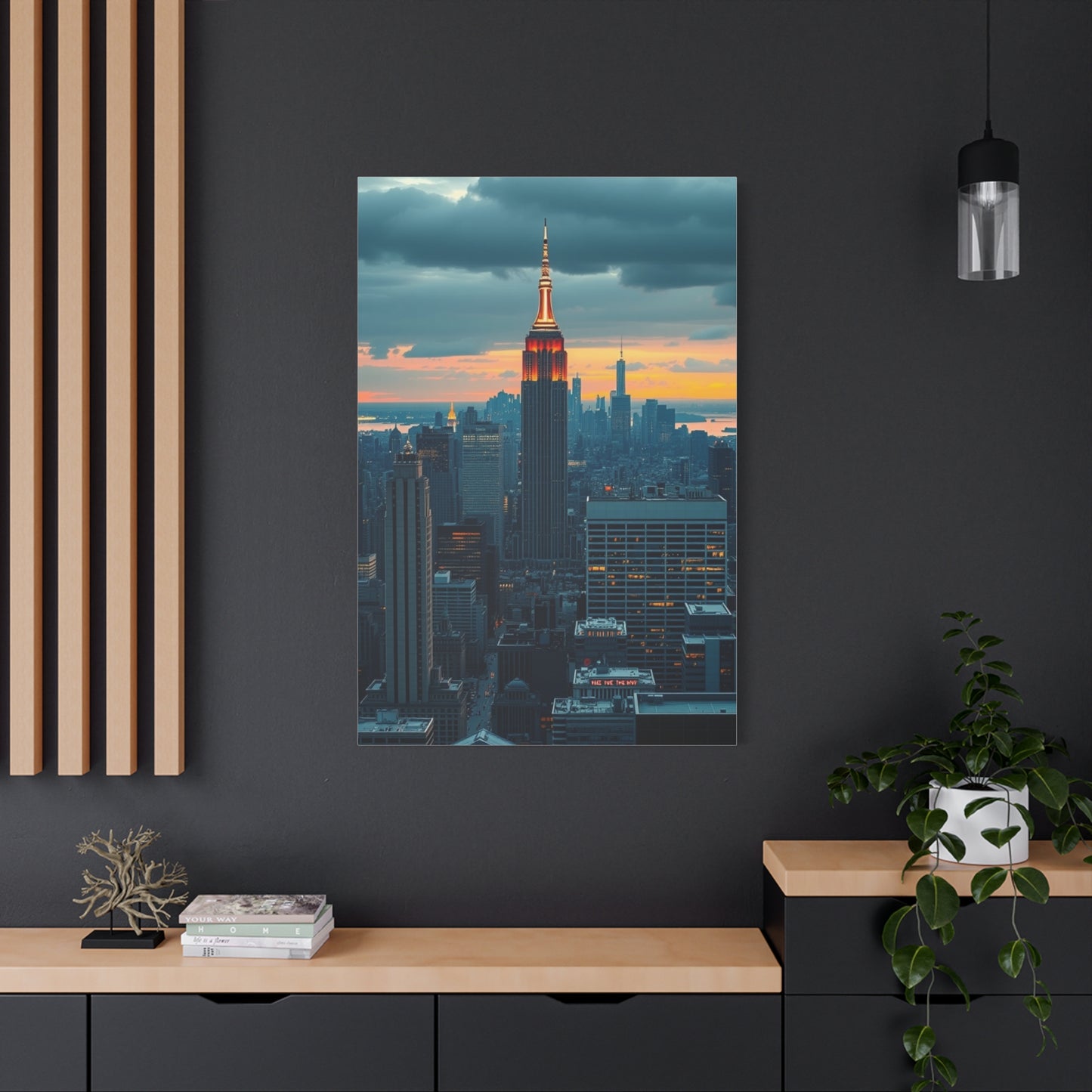 Supreme NYC Skyline Art Wall Art & Canvas Print