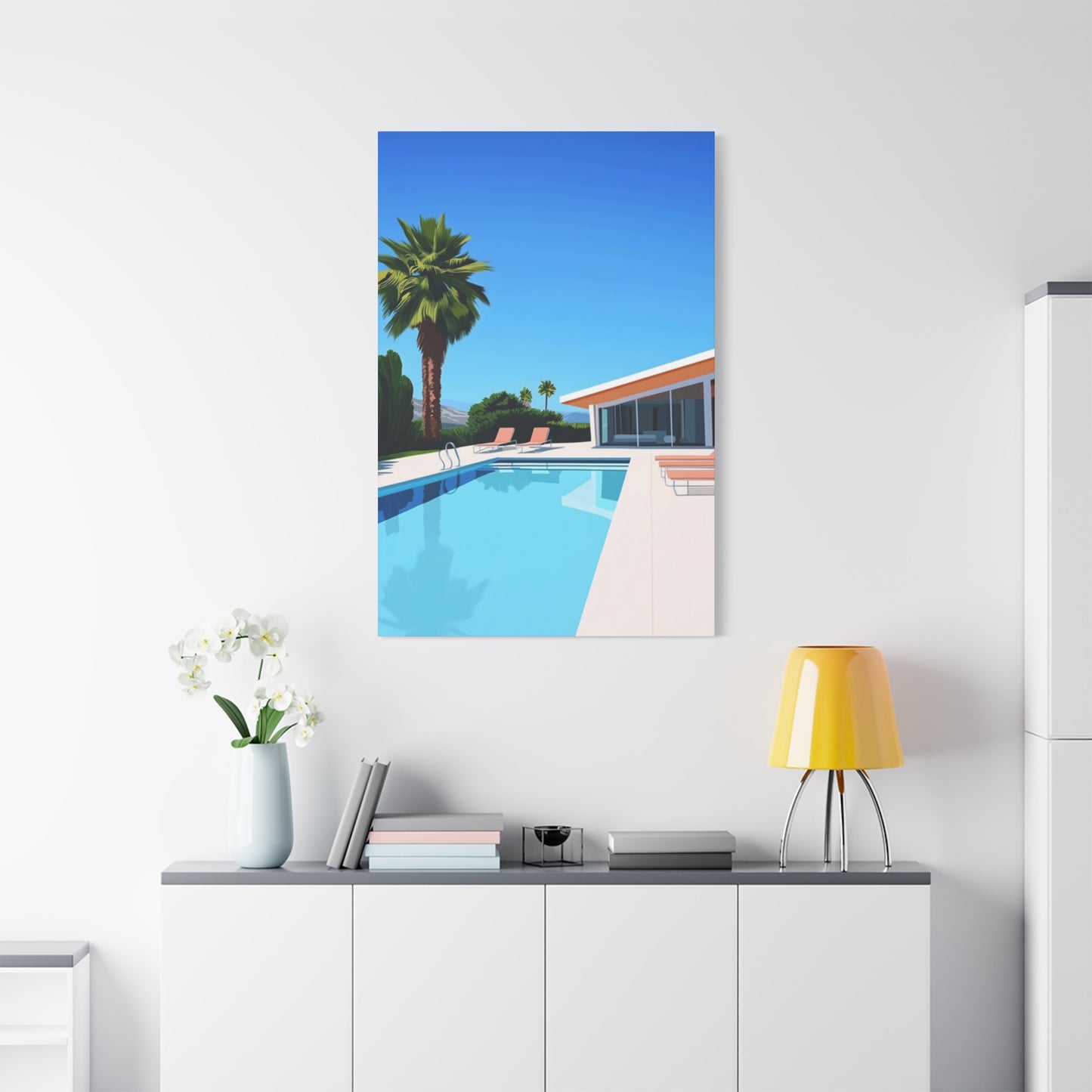 Swimming Pool In Resort Wall Art & Canvas Prints