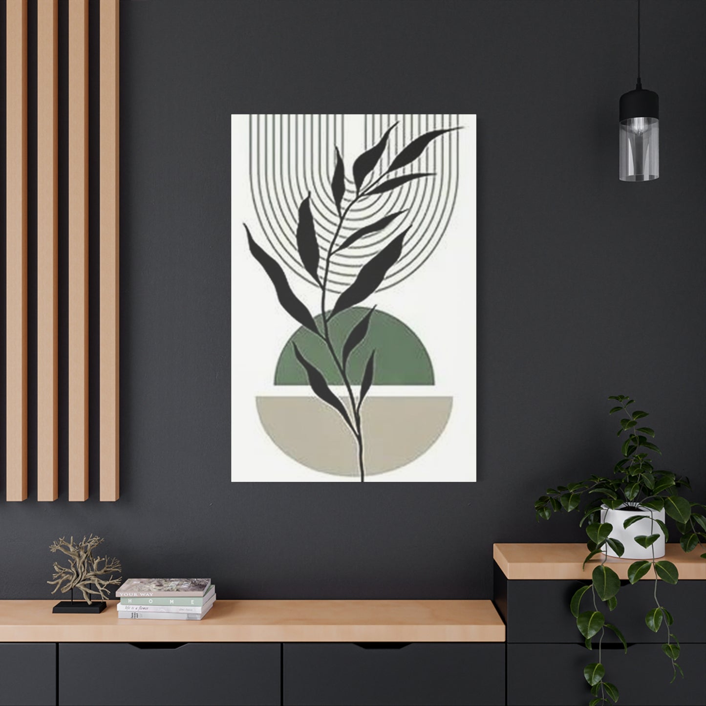 Abstract Leaves Shapes Pattern Wall Art & Canvas Prints