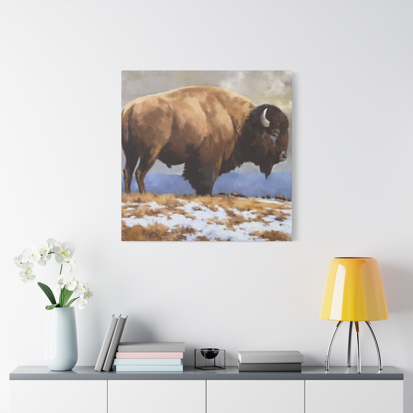 Old Bison Wall Art & Canvas Prints