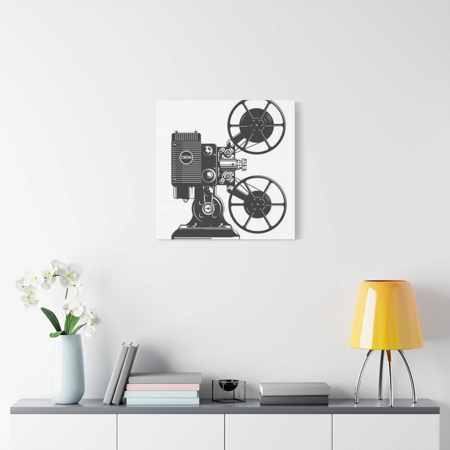 Old Cinema Camera Wall Art & Canvas Prints