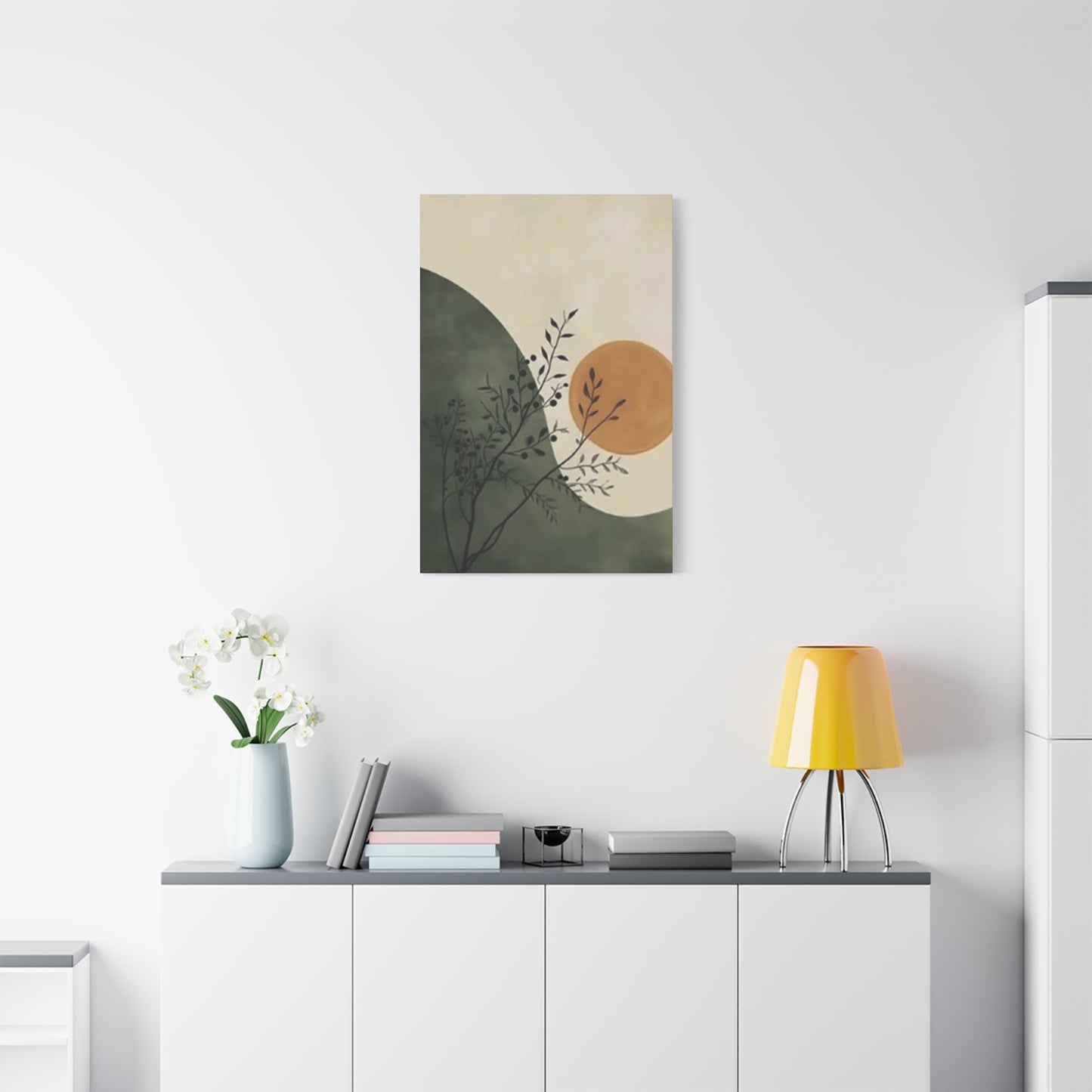 Abstract Sunset Shapes Pattern Wall Art & Canvas Prints
