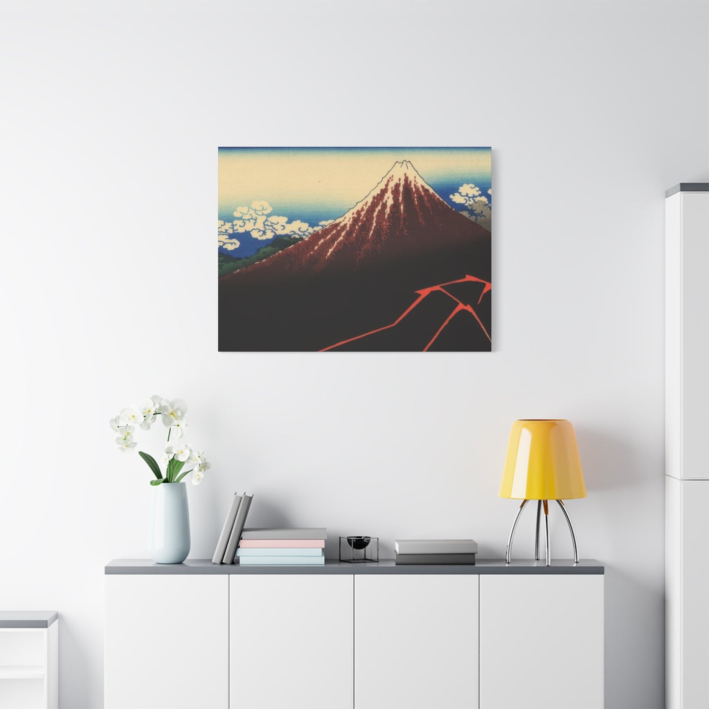 Katsushika Hokusai Shower Below The Summit Wall Art & Canvas Prints