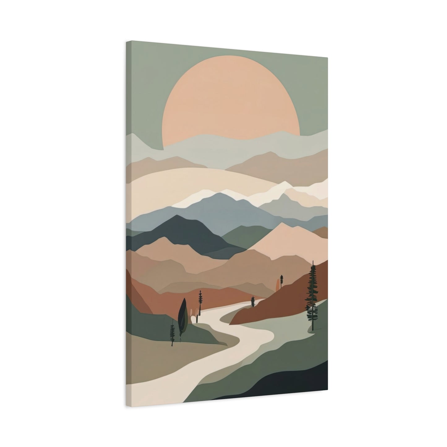 Warm Green Landscape Earth Tones Wall Art & Canvas Prints