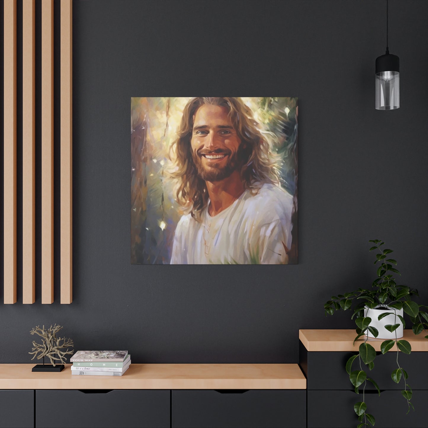 Smiling Jesus Wall Art & Canvas Prints