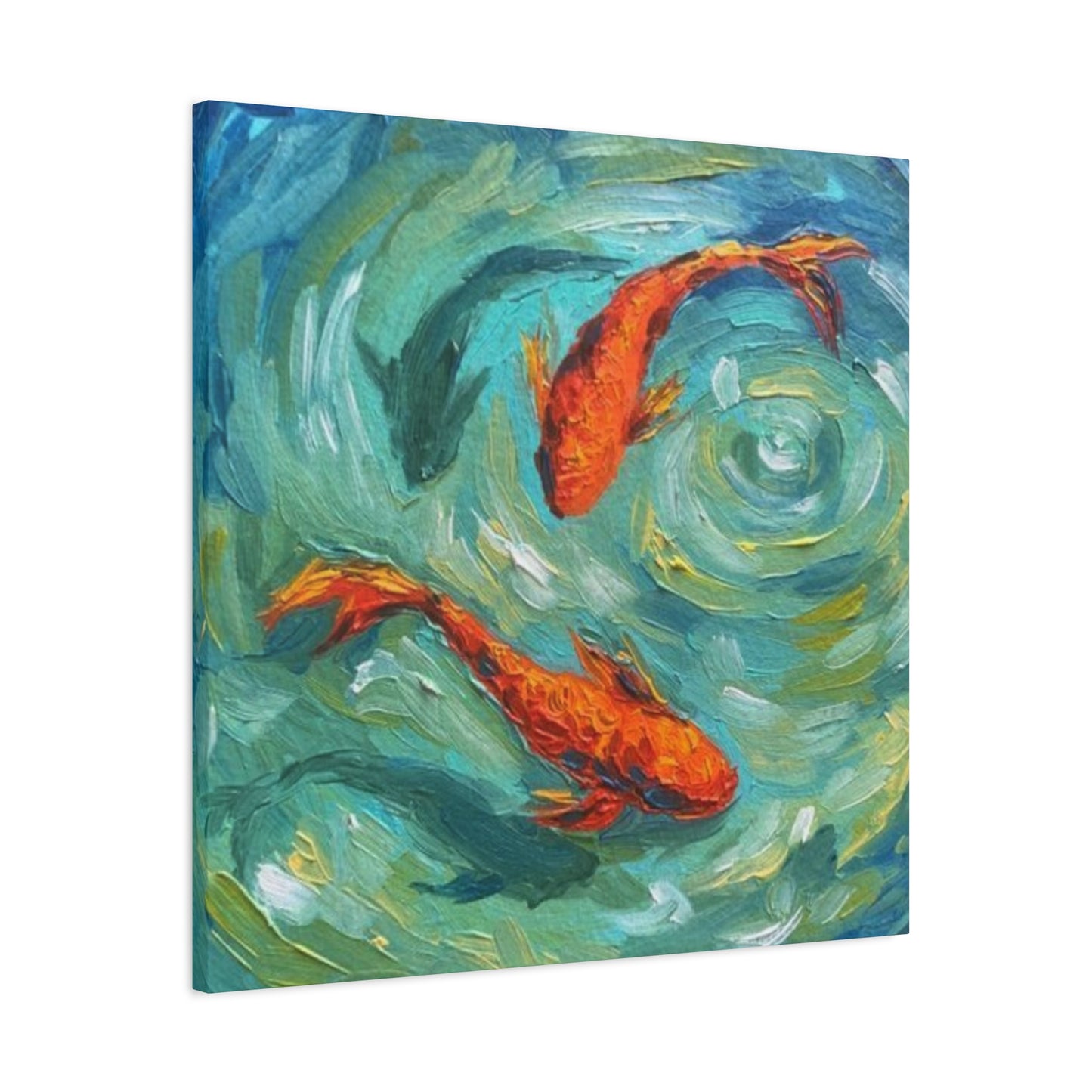 Two Koi Fishes Wall Art & Canvas Prints