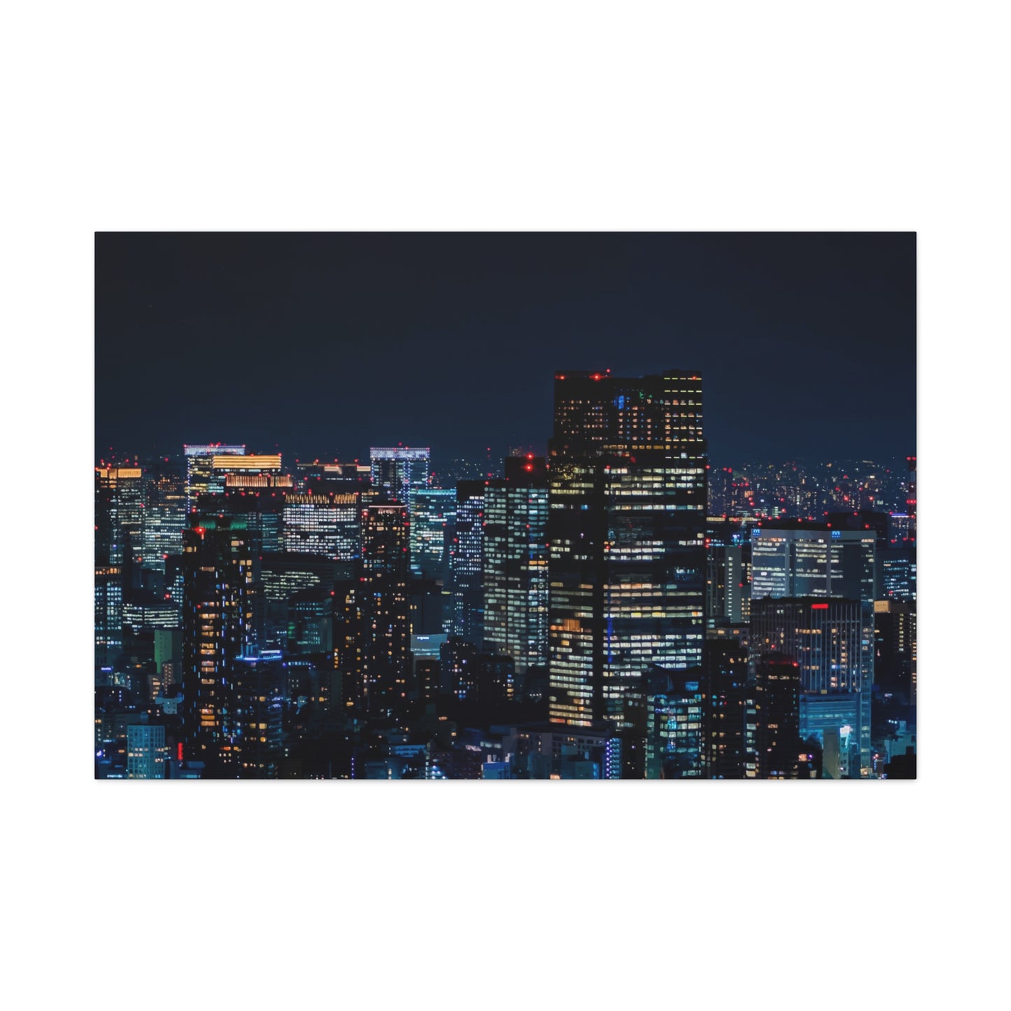 Night View in Tokyo Wall Art & Canvas Prints