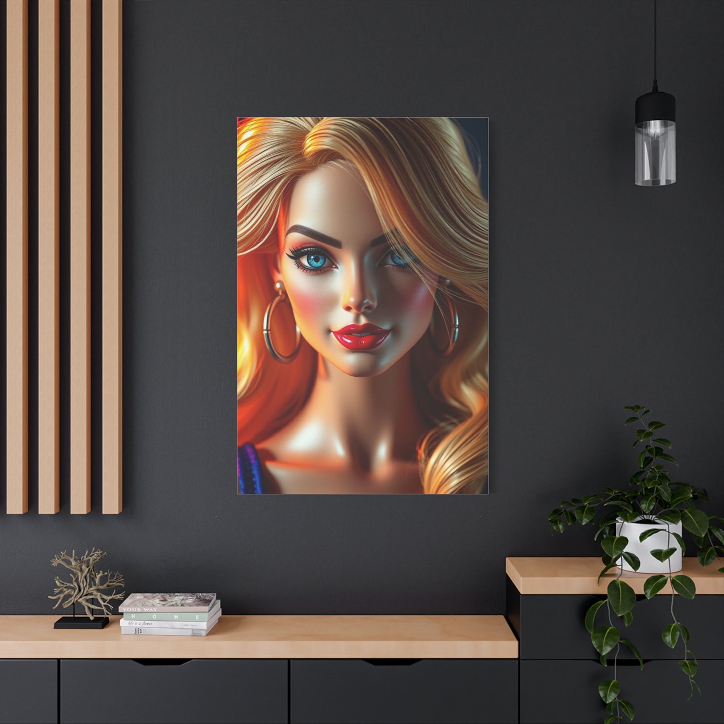 Barbiecore Art Canvas Art 1 Wall Art & Canvas Print