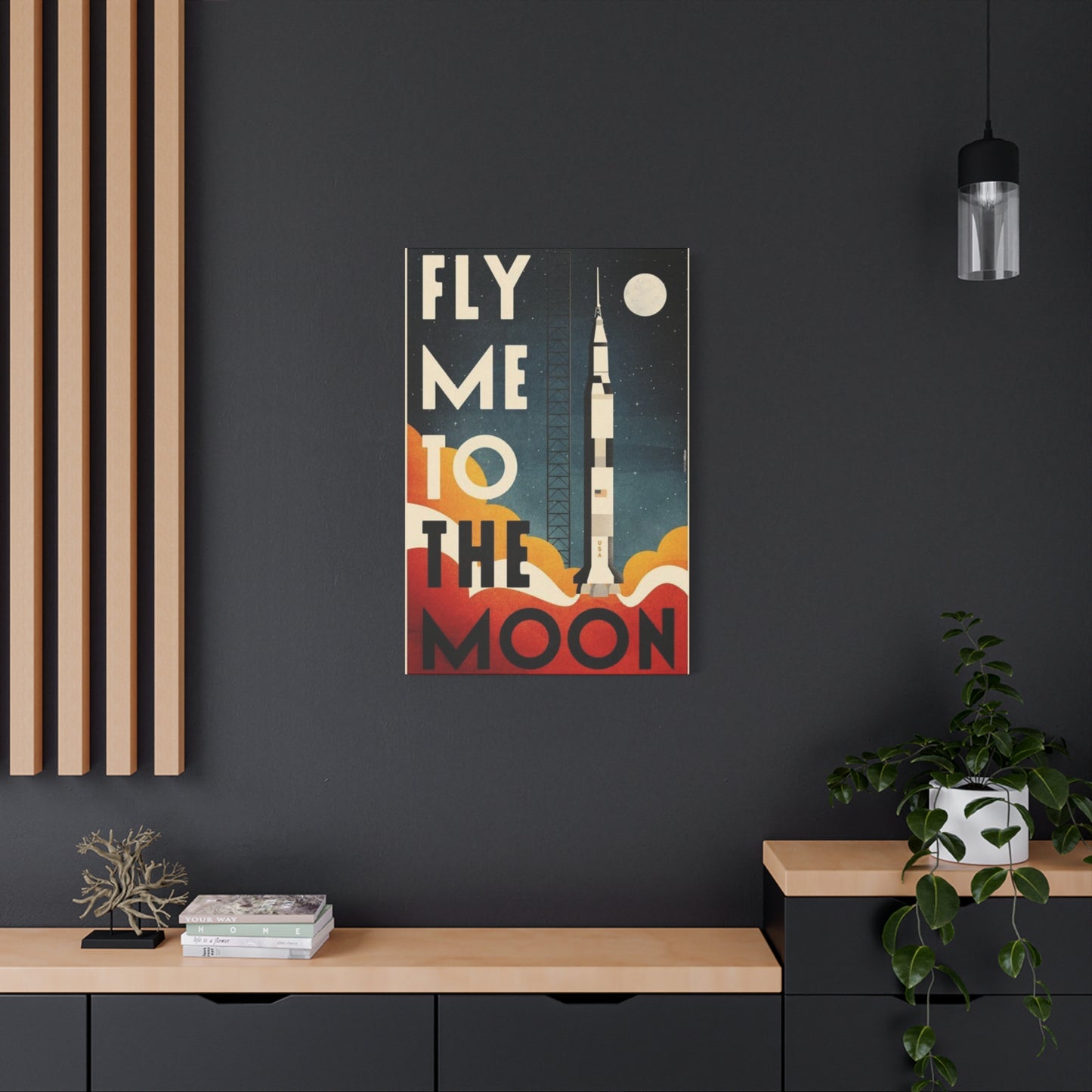 Fly Me To The Moon Wall Art & Canvas Prints