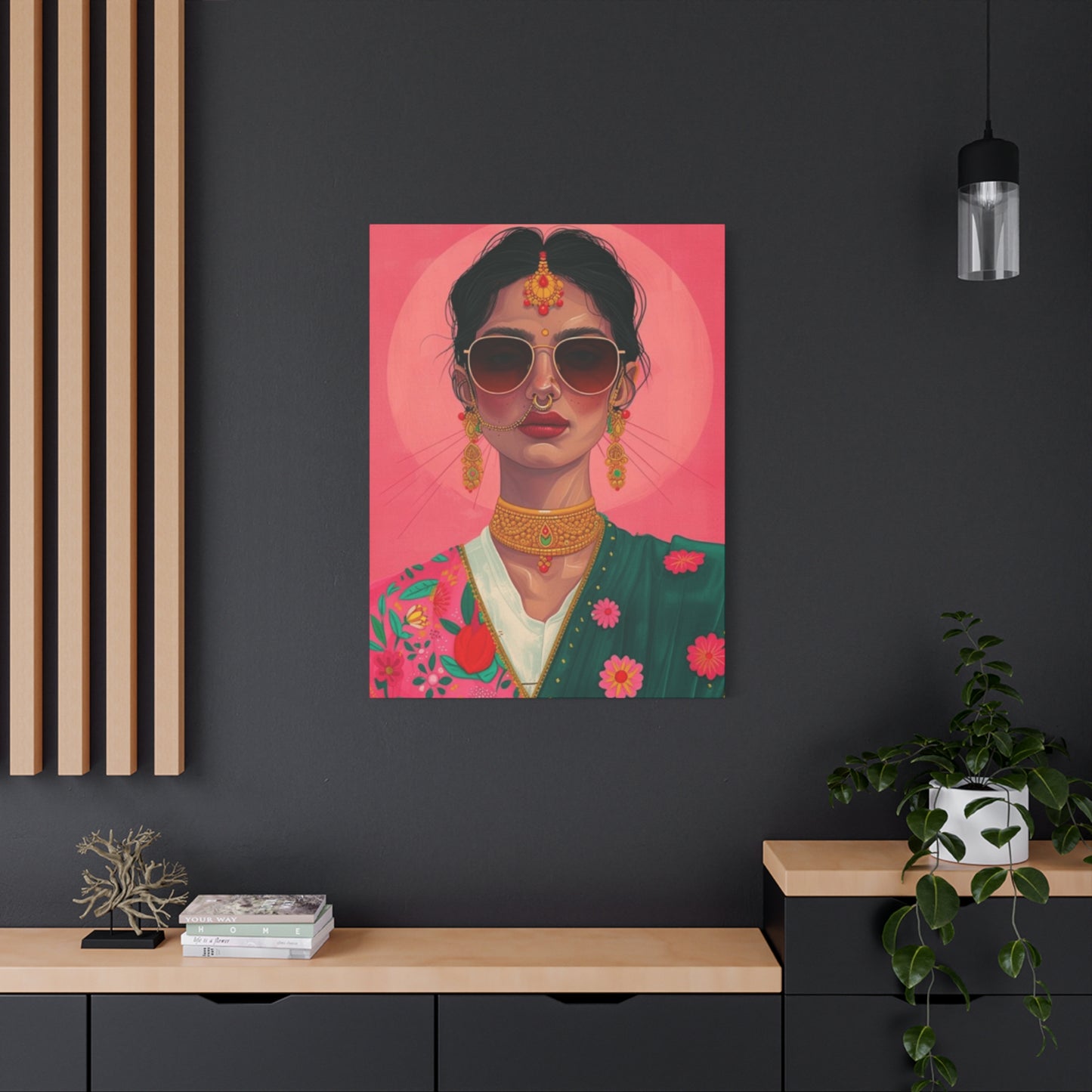 Indian Women In Traditional Dress Wall Art & Canvas Prints