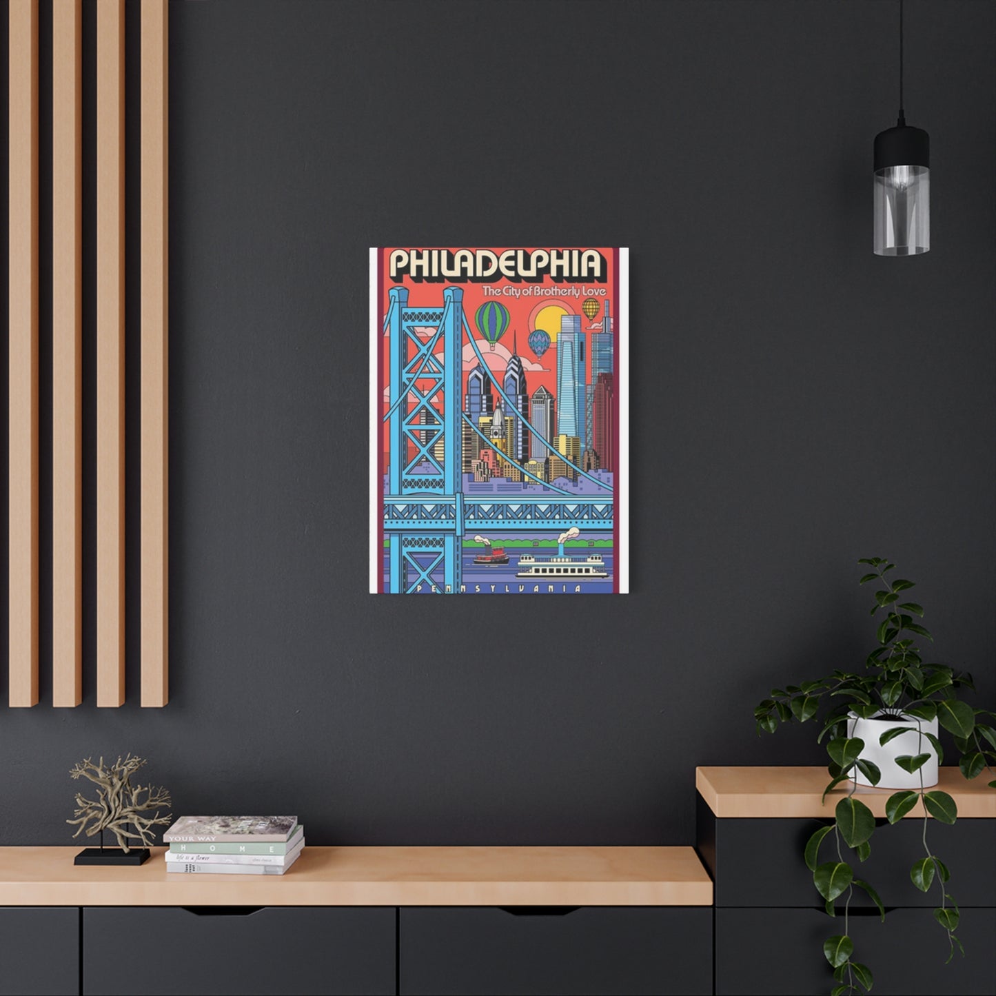 The City Of Brotherly Love Poster Wall Art & Canvas Prints