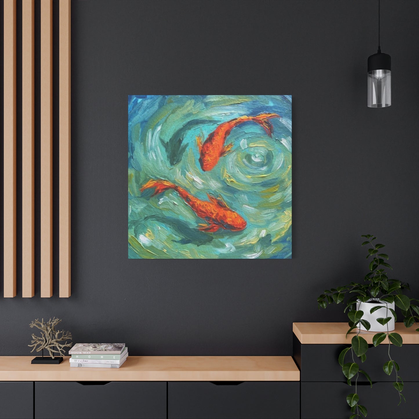 Two Koi Fishes Wall Art & Canvas Prints