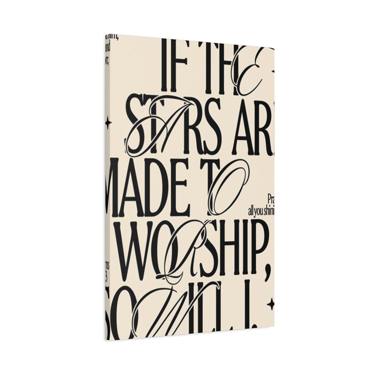 Stars Quotes And Saying Poster Wall Art & Canvas Prints