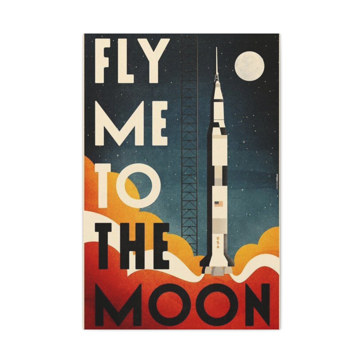 Fly Me To The Moon Wall Art & Canvas Prints