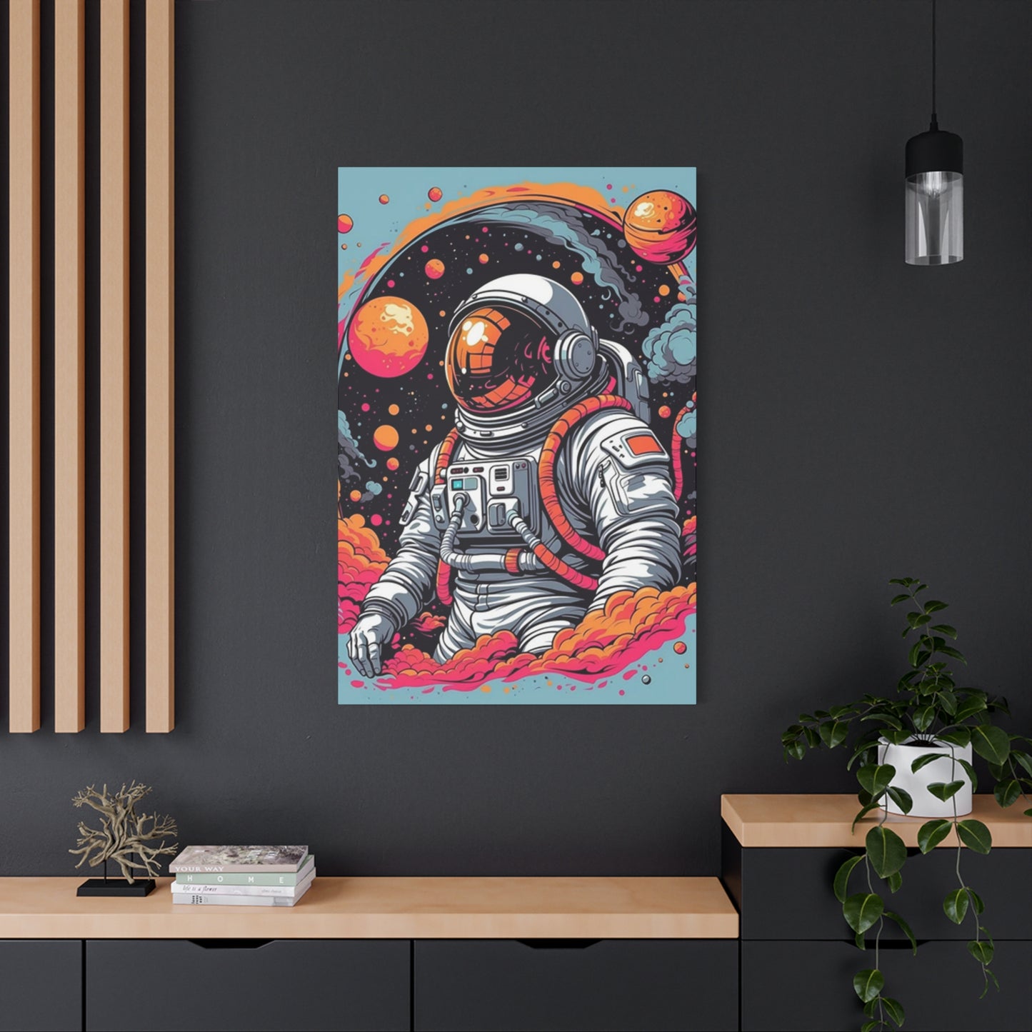 Abstract Astronaut Poster Wall Art & Canvas Prints