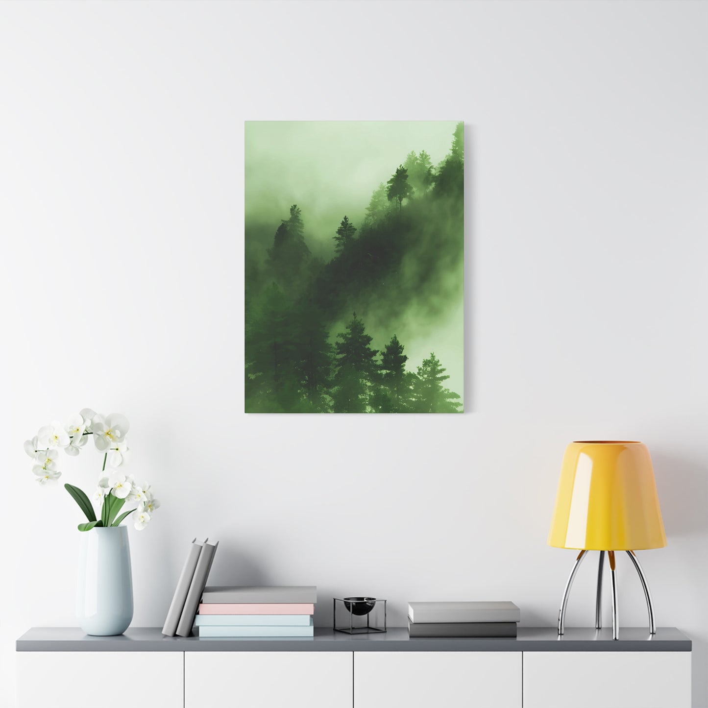 Mist in the Forest Wall Art & Canvas Prints