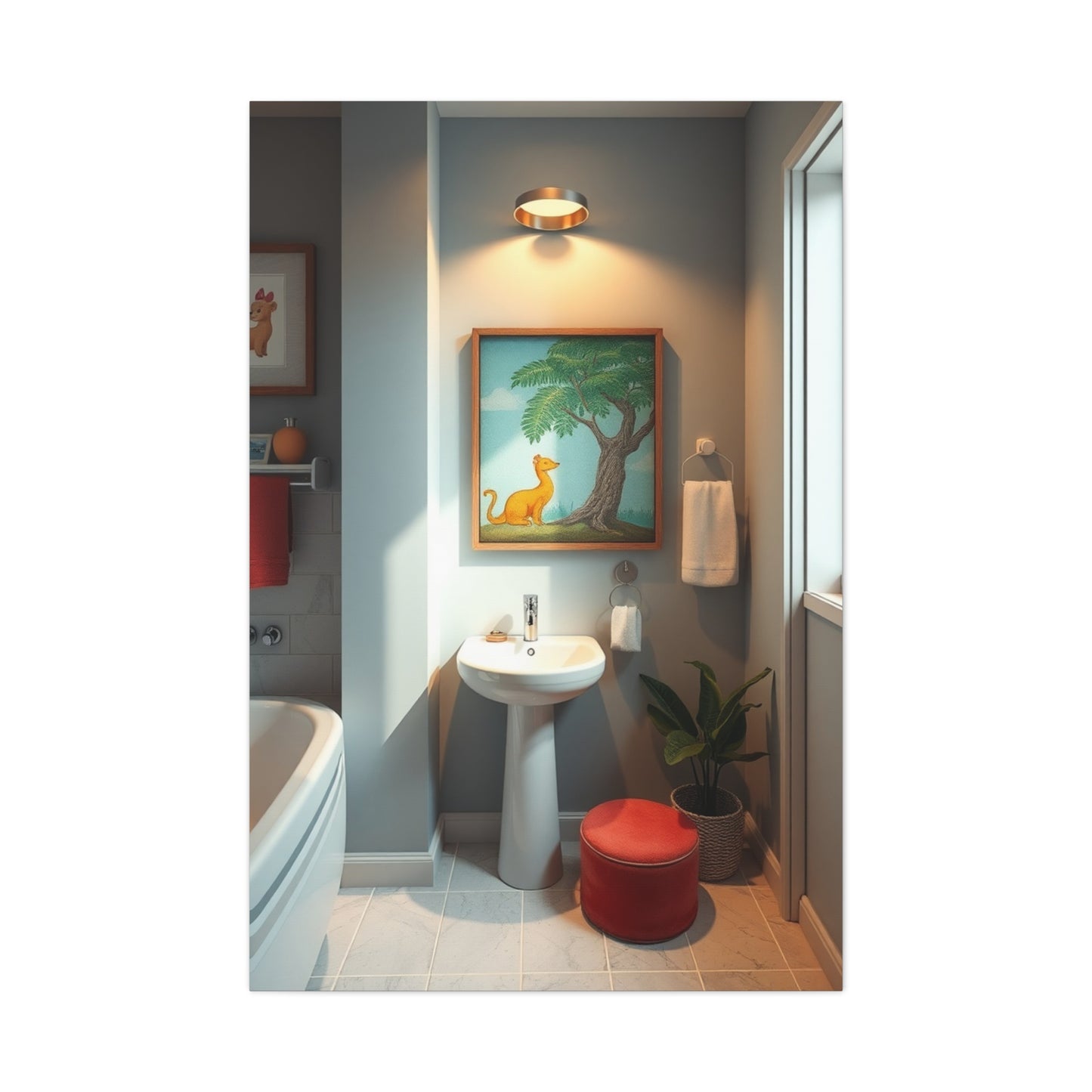 Kid’s Bathroom Art Canvas Art 3 Wall Art & Canvas Print