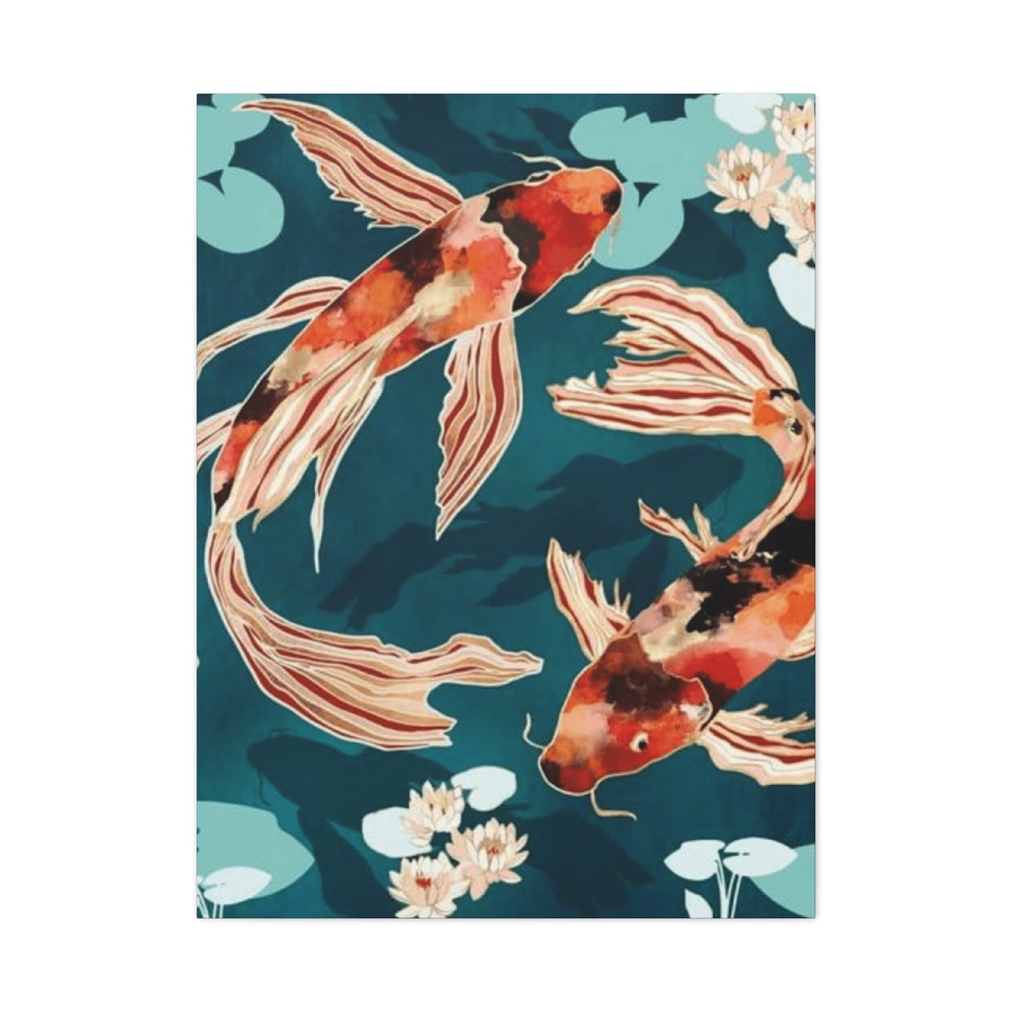 Koi Fish Painting Wall Art & Canvas Prints