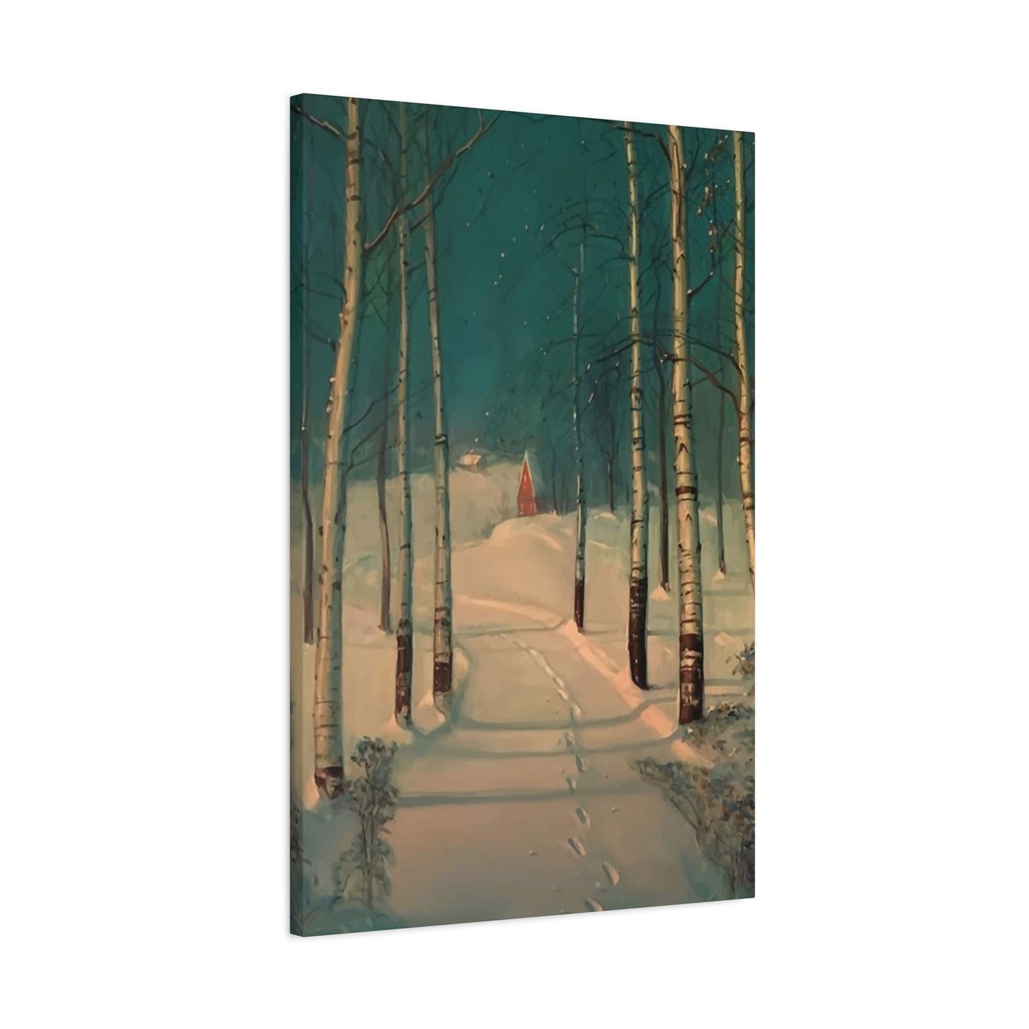 Forest View In Winters Wall Art & Canvas Prints