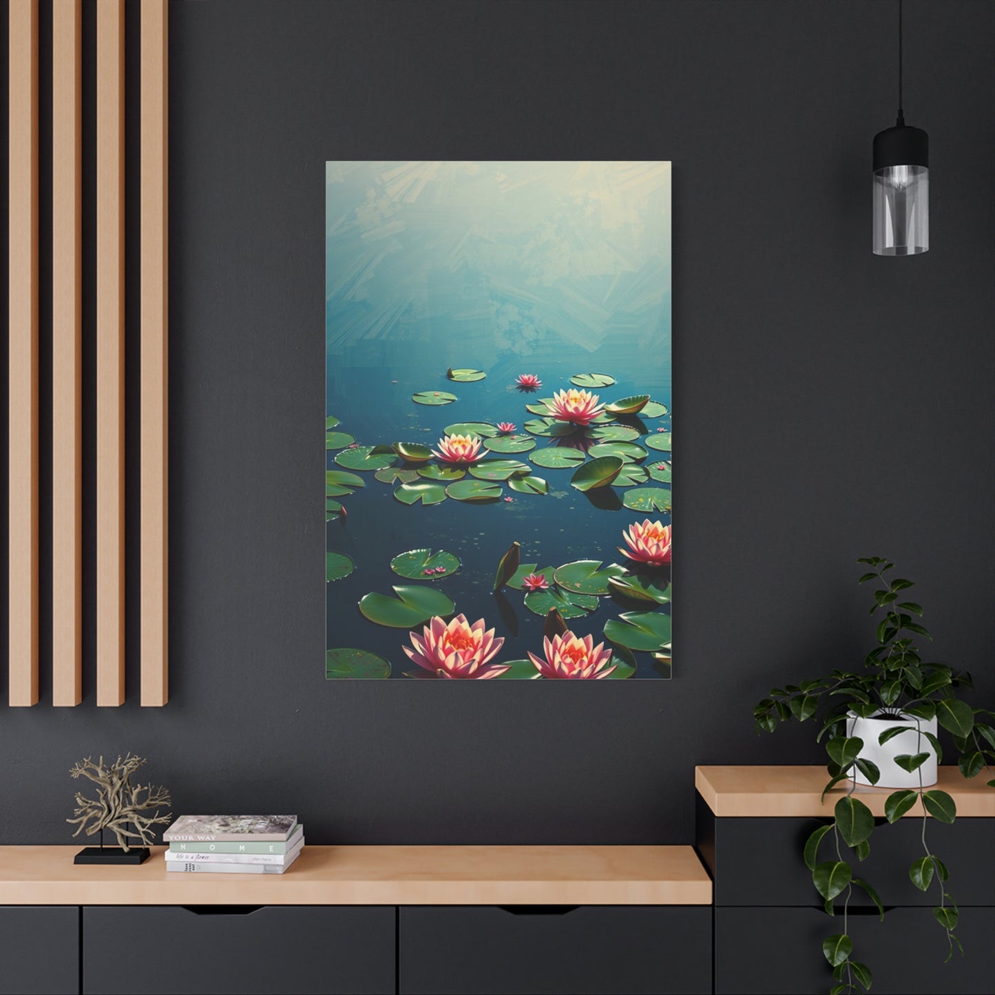 Claude Monet Water Lilies Art Canvas Art 1 Wall Art & Canvas Print
