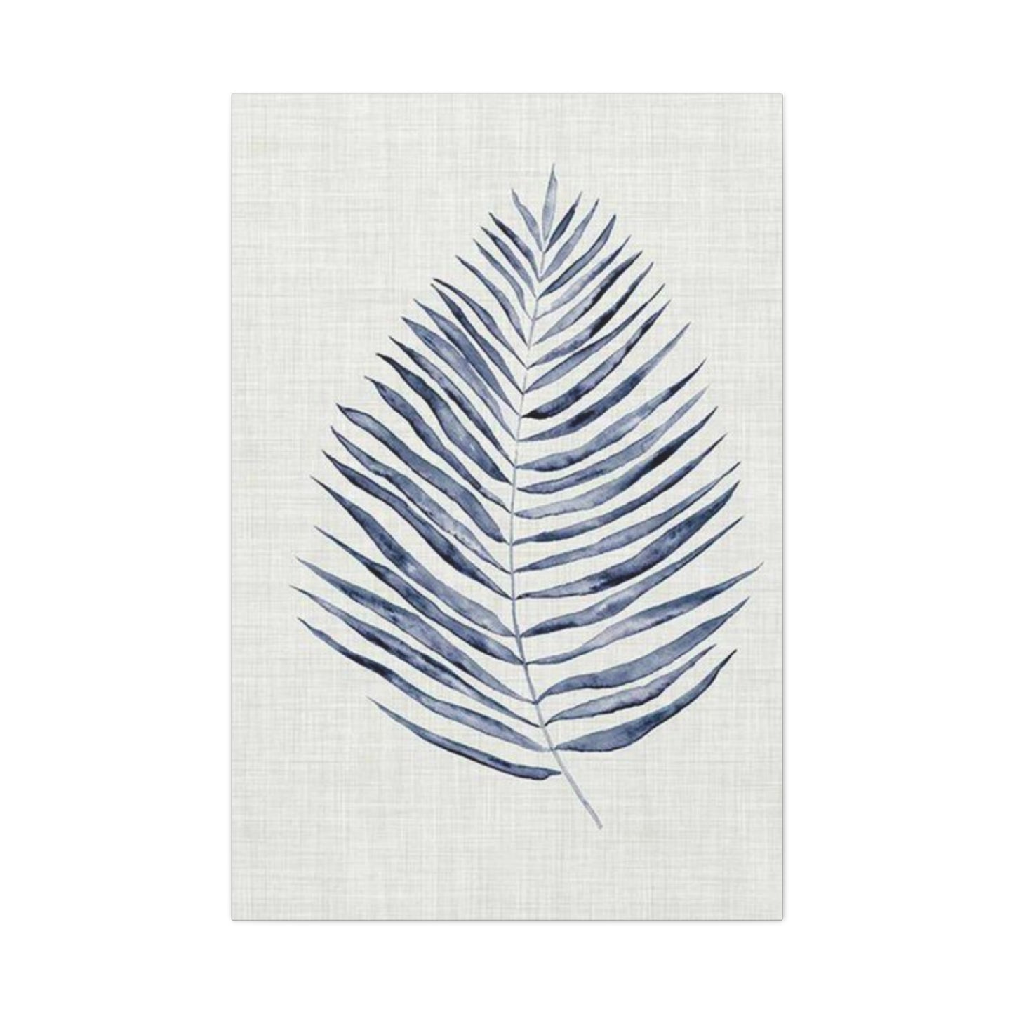 Blue Leaf Entryway Wall Art & Canvas Prints